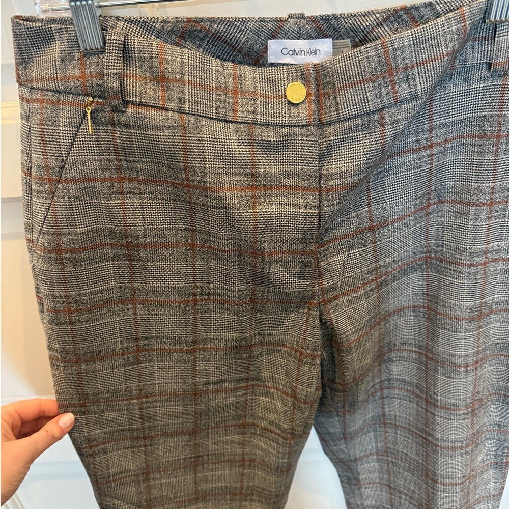 Calvin Klein Plaid Trousers Women’s Size 8